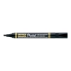 Marker permanentny wkład czarny 1,2-4,5mm ścięta końcówka Pentel (N860)