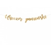 Baner Partydeco Baner Wieczór panieński, złoty, 150x21,5cm (GRL87-019M)