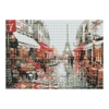 Zestaw kreatywny Diamentowa mozaika 30x40cm Ulica w Paryżu Flamingo Line (6)