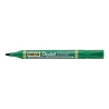 Marker permanentny wkład zielony 1,5mm okrągła końcówka Pentel