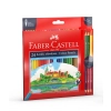 Kredki ołówkowe Faber Castell dwustronne Wawel 24+3 kol. (201481 FC)