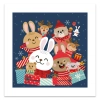 Puzzle Boże Narodzenie w ramce Interdruk (Happy Friends)