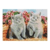Zestaw kreatywny Diamentowa mozaika 30x40cm Koty brytyjskie Flamingo Line (1(90))