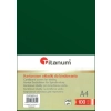 Karton do bindowania Titanum błyszczący - chromolux A4 - zielony 250g