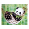 Zestaw kreatywny Diamentowa mozaika 30x40cm Panda w hamaku Flamingo Line (1(43))