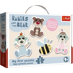 Puzzle Bobaski I Miś Baby  classic Trefl (36139)