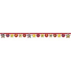 Wstążka mickey happy birthdayx2,5 [mm x m] czerwona Godan (81514)