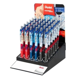 Pióro kulkowe limitowana edycja BL77WT wkład niebieskie Pentel (36 szt)