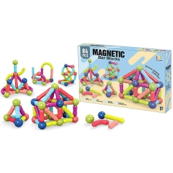 Klocki magnetyczne 84 elementy Adar (606944)