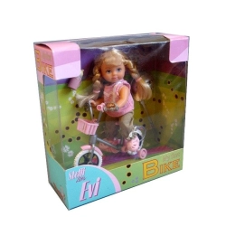 Lalka STEFFI LOVE EVI NA ROWERZE [mm:] 110 Simba (24-573-1715)