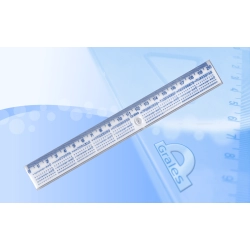 Linijka plastikowa 20cm Grales (L20T)