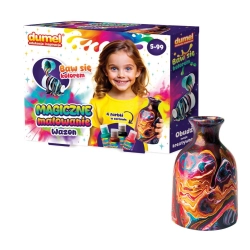 Zestaw kreatywny dla dzieci MAGICZNE MALOWANIE - WAZON Dumel (DD30621)
