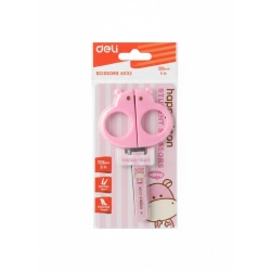 Nożyczki HOPOPOTAM SOFT TOUCH 17,5cm 17,5cm Deli (E6032)