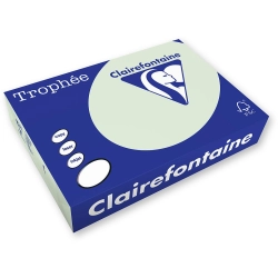 Papier kolorowy A4 kolorowy zielony jasny 500k. 160g Trophee (xca41051)