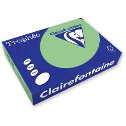 Papier kolorowy A4 kolorowy zielony, A4 zielony 250k. 160g Trophee (xca41120)
