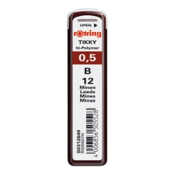 Wkład do ołówka (grafit) B 0,5mm Rotring