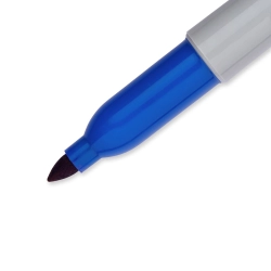 Marker permanentny wkład niebieski okrągła/ścięta końcówka Paper Mate