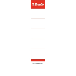 Etykiety opisowe do segregatora biały [mm:] 30x158 Esselte (810811)