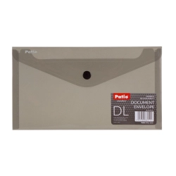 Teczka plastikowa na zatrzask DL dymny [mm:] 225x125 Patio