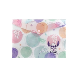 Teczka plastikowa na zatrzask Stitch A4 mix Patio (75149PTR)