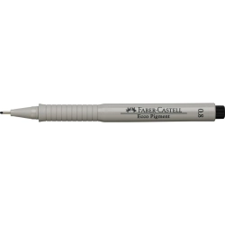 Cienkopis kreślarski Ecco Pigment wkład czarny 0,8mm 1kol. Faber Castell (FC166899)