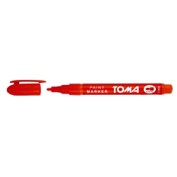 Marker olejowy wkład czerwony 1,5mm okrągła końcówka Toma
