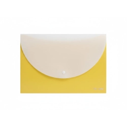 Teczka plastikowa na zatrzask RIO ŻÓŁTA 5902315578074 A4 żółta 180 mic. Deli (E38977_YELLOW)