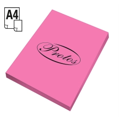 Papier kolorowy A4 różowy 100k. 80g Protos