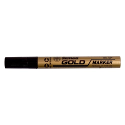 Marker olejowy gruby złoty wkład złoty 1,5-3,00mm okrągła końcówka Snowman