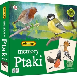 Gra pamięciowa MEMORY ptaki memory Adamigo