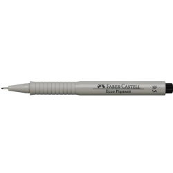 Cienkopis kreślarski Ecco Pigment wkład czarny 0,5mm 1kol. Faber Castell (FC166599)