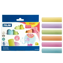 Kreda chodnikowa Maxi mix śr. 25mm Milan (247206) 6 sztuk