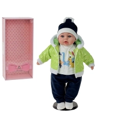 Lalka bobas z polskim głosem, śpiewa i mówi po polsku; BOX [mm:] 450 Adar (616257)