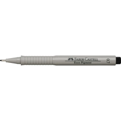 Cienkopis kreślarski Ecco Pigment wkład czarny 0,7mm 1kol. Faber Castell (FC166799)