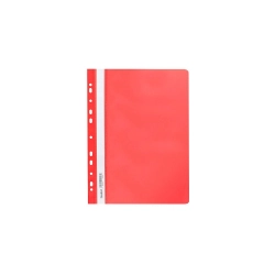 Skoroszyt A4 PP zawieszany czerwony PVC PCW Biurfol (SPP-02-01)