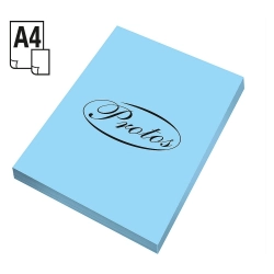 Papier kolorowy A4 błękitny 100k. 80g Protos