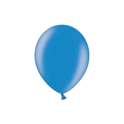 Balon gumowy metalizowany 100 szt granatowy metaliczny Partydeco