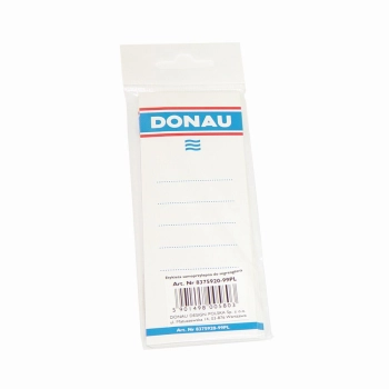 Etykiety opisowe do segregatora Donau - biały [mm:] 48x153 (8370920-09PL)