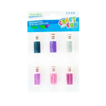 Brokat Craft with Fun Craft with fun kolor: mix 6 kolor. (463622)