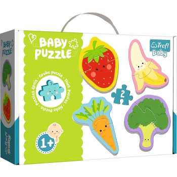 Puzzle Trefl puzzle baby classic warzywa i owoce 2 el. (36076)