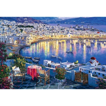 Puzzle Trefl mykonos o zachodzie słońca 1500 el. (26144)