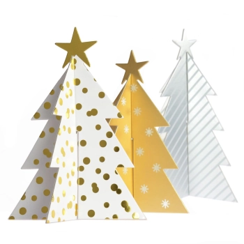 Zestaw kreatywny Arpex błyszczące choinki (BN7818)