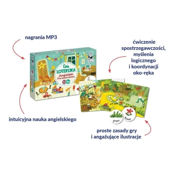 Gra edukacyjna Kapitan Nauka Loteryjka Angielski pierwsze słowa