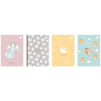 Zeszyt tematyczny Interdruk Religia z poddrukiem A5 32k. 70g krata (ZE32KF#RPOD)