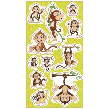 Naklejka (nalepka) Ranok Creative małpki