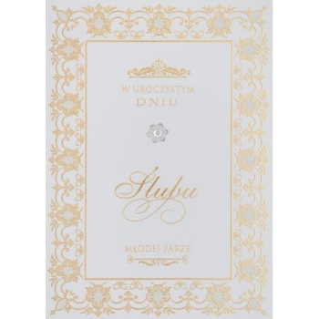 Kartka składana Pol-mak Imieniny B6 (B6LUX)