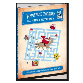Książeczka edukacyjna Kapitan Nauka Kapitalne zagadki dla bystrzaków 4+ (9788366610996)
