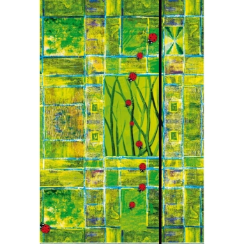 Teczka kartonowa na gumkę Kreska A5 kolor: mix