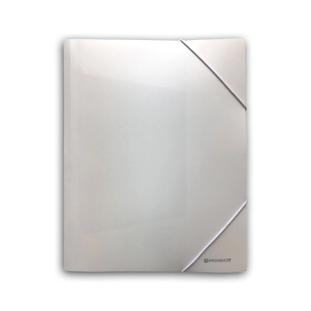 Teczka plastikowa na gumkę Tadeo LUX PP-102 A4 biała A4 kolor: biały (TT8343)