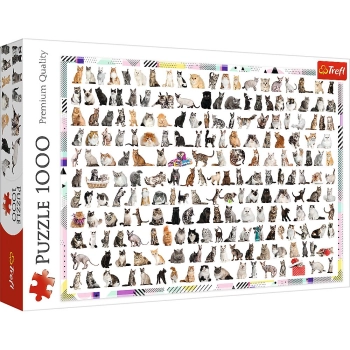 Puzzle Trefl 208 kotów 1000 el. (10498)
